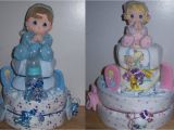 Precious Moments Baby Shower Decorations Baby Shower 2 Tier Precious Moments Diaper Cake Ebay