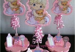 Precious Moments Baby Shower Decorations Items Similar to 3 Precious Moments Baby Girl Glitter