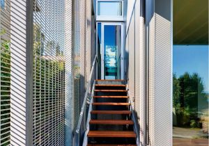 Prefab Metal Stairs Residential David Coleman Architecture Designs A Contemporary Home In Seattle