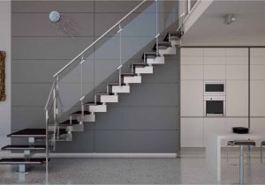 Prefab Metal Stairs Residential Metal Stair Railing Dubai Stainless Steel Glass Stair Railings