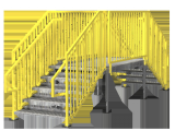 Prefab Metal Stairs Residential Portable Stairs Double Stairs Erectastep