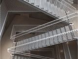 Prefab Metal Stairs Residential Rectangular Stairway In An Apartment Building Vastra Kajen 1