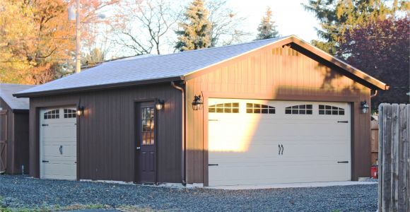 Prefab One Car Garage with Apartment attic Car Garage with Loft Space 2 Car Garage