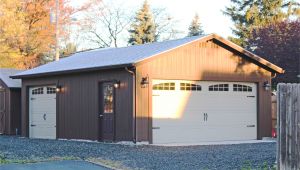 Prefab One Car Garage with Loft attic Car Garage with Loft Space 2 Car Garage