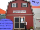 Prefab Single Car Garage Kits 2 Floor Shed House for Debt Free Living with Plenty Of Space Under