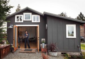 Prefab Single Car Garage Uk This Tiny House Used to Be A Shabby One Car Garage Car Garage