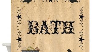 Primitive Bathroom Shower Curtains Primitive Bath Shower Curtain by Mousefx