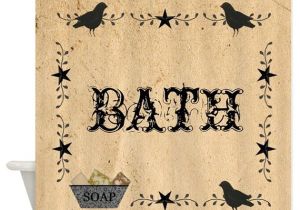 Primitive Bathroom Shower Curtains Primitive Bath Shower Curtain by Mousefx