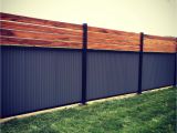 Privacy Fence Ideas for Above Ground Pools Custom Privacy Fence Built Out Of Metal Post Tiger Wood and