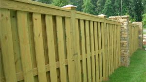 Privacy Fence Ideas On A Slope Shadow Box Fence with Trimmed top I Am Completely In Love with This