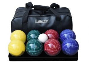 Professional Bocce Ball Set Hathaway Deluxe Bocce Ball Set Bg3139 the Home Depot
