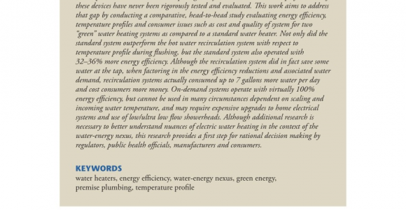 Pros and Cons Of Hot Water Recirculating Pump Pdf A Review Of the Sustainability Of Residential Hot Water