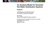 Pros and Cons Of Hot Water Recirculating Pump Pdf Analysis Model for Domestic Hot Water Distribution Systems