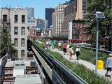 Public Park In Manhattan Built On An Old Railway High Line Elevated Park Stock Photos High Line Elevated Park Stock