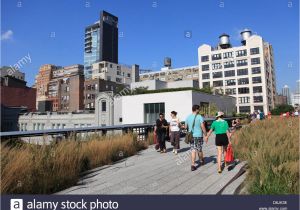 Public Park In Manhattan On An Old Railway High Line Park New York Stock Photos High Line Park New York Stock