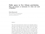 Public Storage New orleans East Pdf Public Spaces In New orleans Postkatrina Plans and Projects as