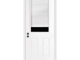 Puertas De Closet En Home Depot Jeld Wen 36 In X 80 In 1 2 Lite Primed Steel Prehung Right Hand