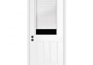 Puertas De Closet En Home Depot Jeld Wen 36 In X 80 In 1 2 Lite Primed Steel Prehung Right Hand