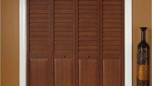 Puertas De Madera Para Closet Home Depot Home Fashion Technologies 18 In X 80 In 3 In Louver Panel Dark