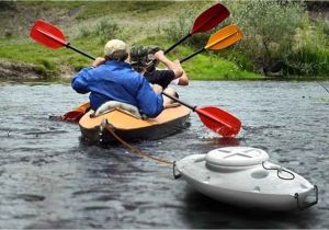 Pull Behind Kayak Cooler Ice Ahoy tow Behind Cooler Follows Your Boat