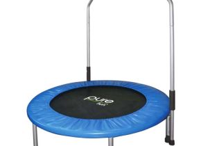 Pure Fun Trampoline Parts Pure Fun Mini Trampoline with Hand Rail 40 Quot 3 39 4 Quot