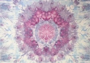 Purple and Grey Tapestry Mandala Tie Dye Tapestry In Purple Blue and Grey Wall Hanging