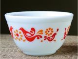 Pyrex Mixing Bowl Patterns Vintage Pyrex Friendship Pattern Mixing Bowl 1 1 2 Pint