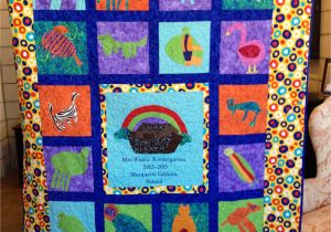 Quilt Fabric Stores Tulsa Ok Noah S Ark Quilt for the Kindergarten Class Auction Project Each