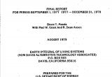 R R Heating and Cooling Suncatcher Monitoring Project Final Report September 1 1977