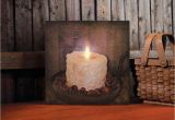 Radiance Flickering Light Canvas Birch Candles Flickering Lights Radiance Lighted Canvas