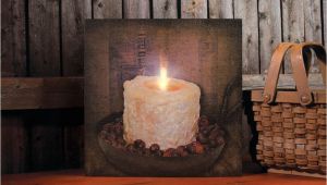 Radiance Flickering Light Canvas Christmas Birch Candles Flickering Lights Radiance Lighted Canvas