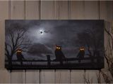 Radiance Flickering Light Canvas Halloween Owl O Ween Night Radiance Lighted Canvas Halloween X46568