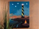 Radiance Flickering Light Canvas Hatteras Lighthouse W Flickering Lights Radiance Lighted