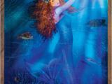 Radiance Flickering Light Canvas Mermaid Mermaid Magic Fiber Optic Lighted Picture by Radiance