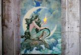 Radiance Flickering Light Canvas Mermaid Mermaid with Flickering Light Radiance Lighted Canvas Wall