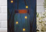 Radiance Lighted Canvas Flickering Light Canvas Firefly Jar Lighted Picture W Flickering Lights Timer