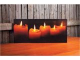 Radiance Lighted Canvas Flickering Light Canvas Pillar Candles W Flickering Lights Radiance Lighted Canvas