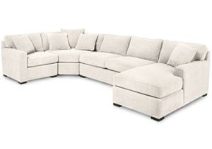 Radley 4 Piece Sectional Macys Radley 4 Piece Fabric Chaise Sectional sofa Custom Colors