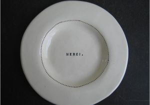 Rae Dunn Dine Dinner Plates Wide Rim Wafer Plate Merci by Rae Dunn Modern Dinner