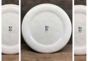 Rae Dunn Icon Dinner Plates New Rae Dunn Eat Chow Dine Icon Dinner Plates Set Of 6