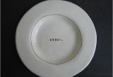 Rae Dunn Ll Dinner Plates Wide Rim Wafer Plate Merci by Rae Dunn Modern Dinner