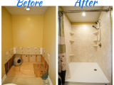 Re Bath before after Pictures Complete Bathroom Remodel Tub to Shower Conversion Walk In