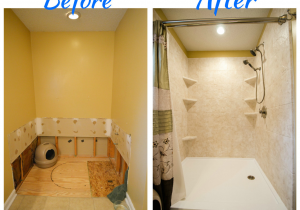 Re Bath before after Pictures Complete Bathroom Remodel Tub to Shower Conversion Walk In