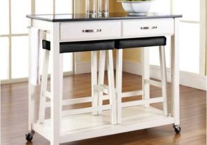 Real Simple Rolling Kitchen island In White 36.5 50 Best Rolling Kitchen island with Seating