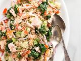 Recetas De Salmon Faciles Salmon Quinoa and Kale Salad Recipe Awesome Comida Comida