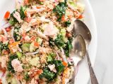 Recetas De Salmon Faciles Y Ricas Salmon Quinoa and Kale Salad Recipe Awesome Comida Comida