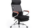 Reclining Office Chair with Leg Rest Homcom Mesh High Back Reclining Office Chair with Foot