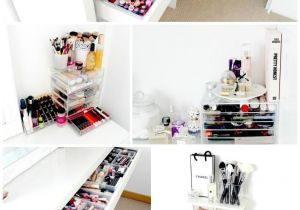 Recollections 5 Drawer Letterpress Cube Makeup and Beauty Storage Ikea Malm Dressing Table Muji Acrylic