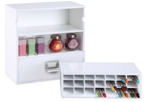 Recollections 5 Drawer Letterpress Cube Markers Storage organizer Michaels Has Great Craft Storage Studio