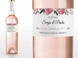 Recuerdos Para Boda Sencillos Hechos En Casa Etiqueta De Vino Imprimible Plantilla Pdf Sweet Emotion Plantilla